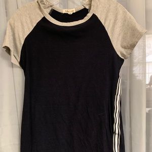 Side striped t shirt